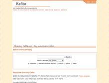 Tablet Screenshot of kafito.com