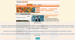 Desktop Screenshot of news.kafito.pl